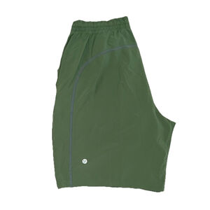 LULULEMON PACE BREAKER SHORT LINER 9” GREEN SIZE MEDIUM